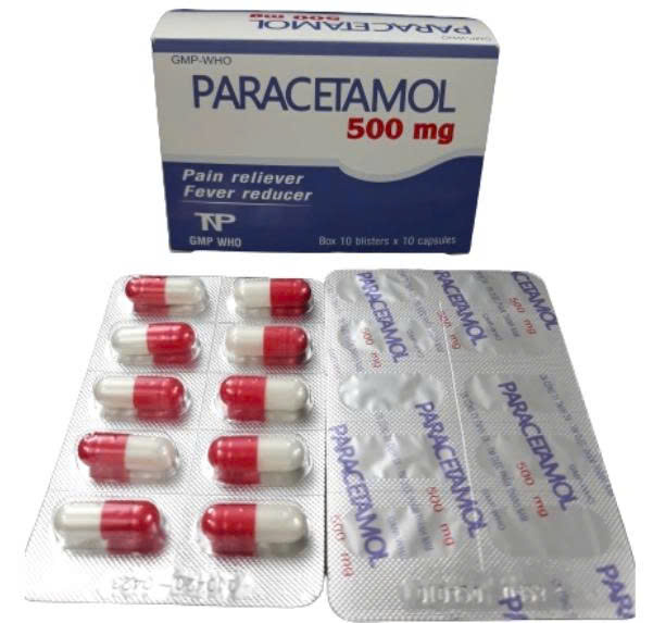 Paracetamol 500mg thành nam (h/100 viên nang)